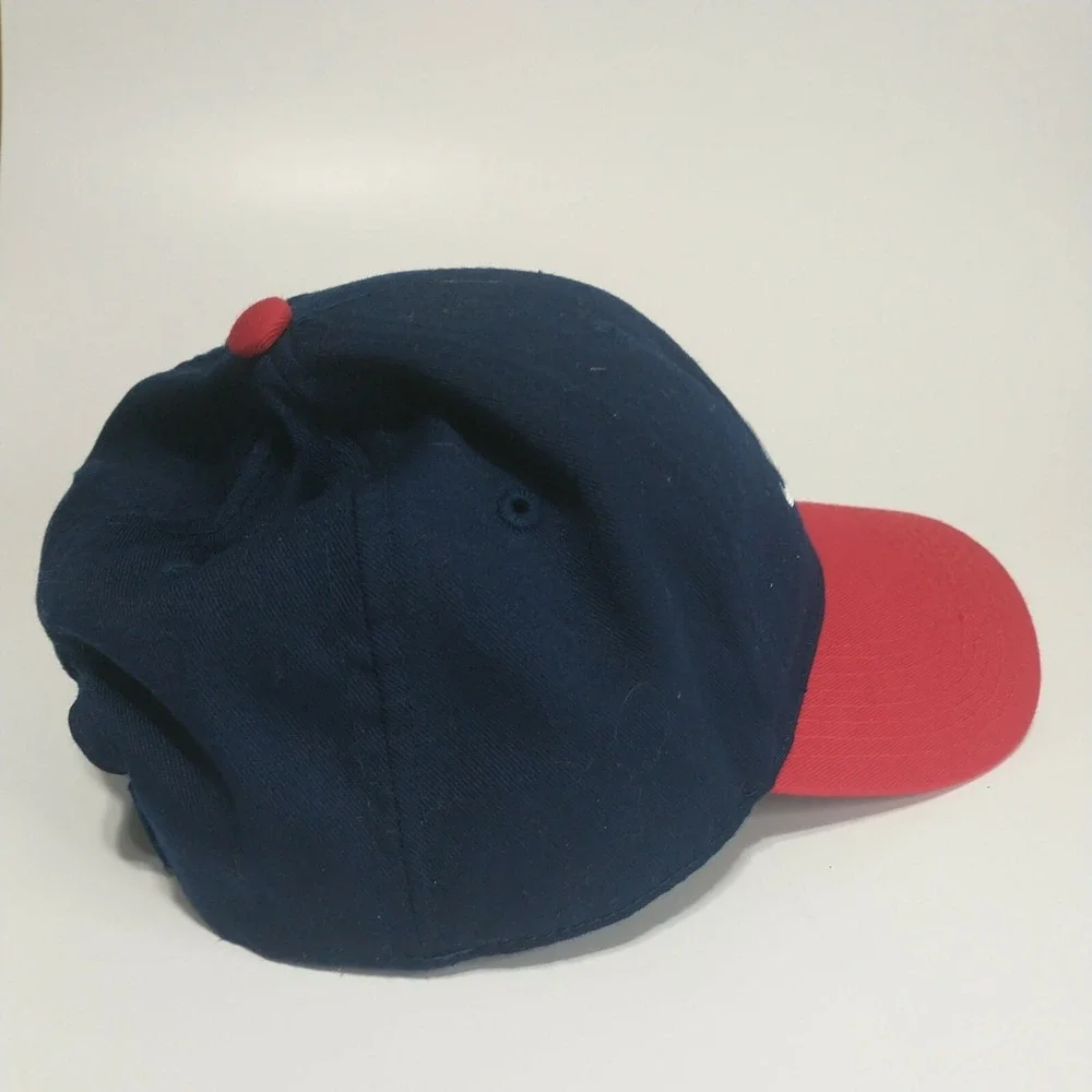 HTT Atlanta Braves MLB Baseball Cap Navy Blue Red Adjustable Hat USA Cotton